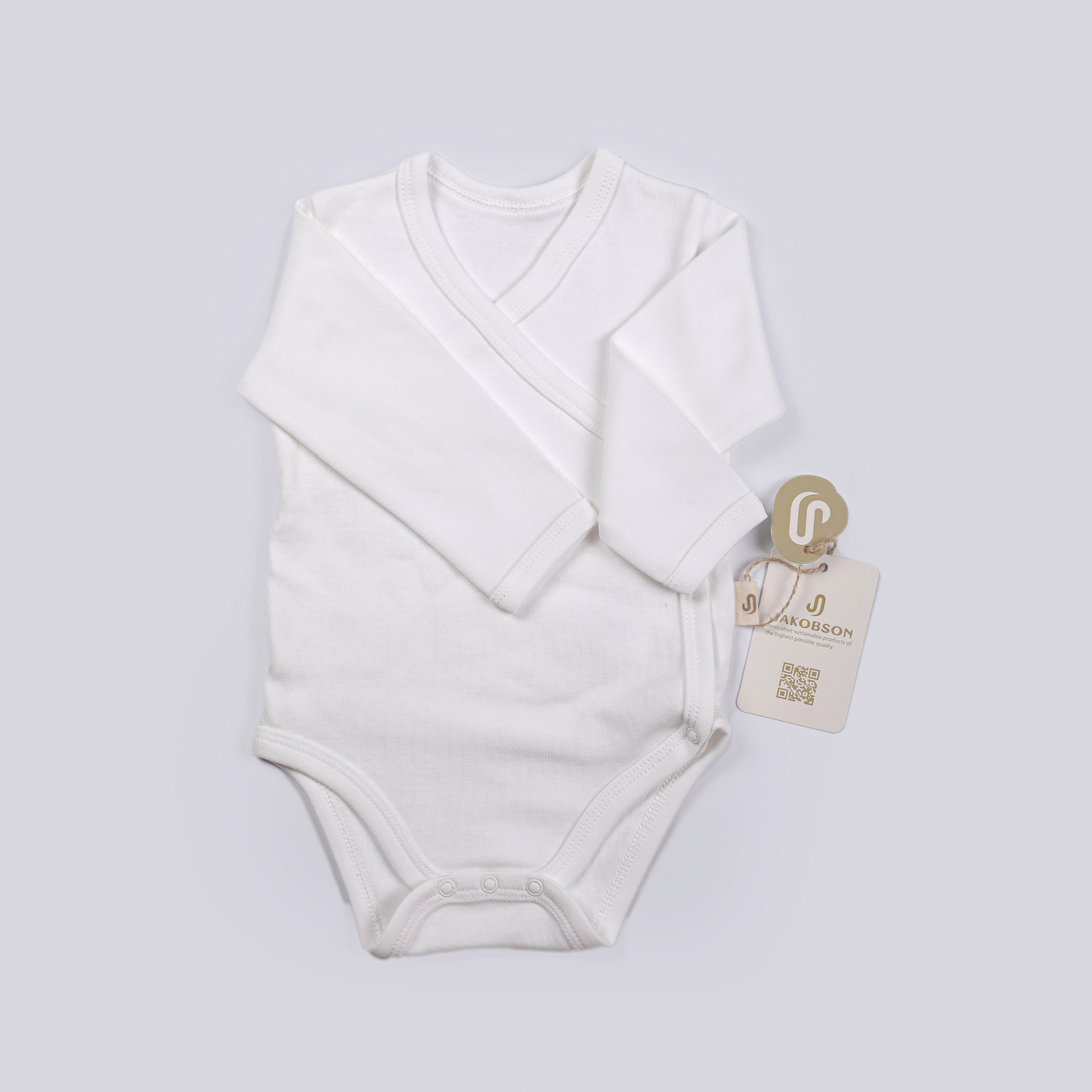 Langærmet babybodystocking