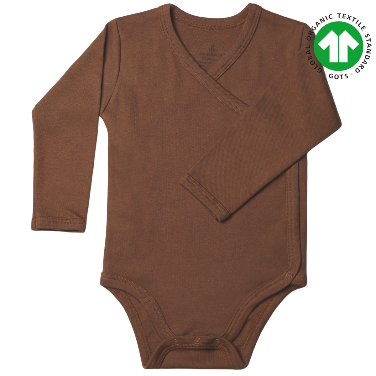Langærmet babybodystocking